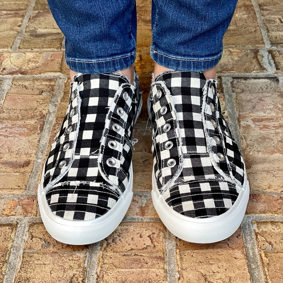 Buffalo Plaid Sneakers - Picture 3 of 3